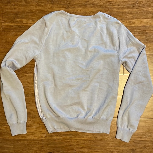 Kenneth Cole satin front cardigan. - Picture 3 of 4